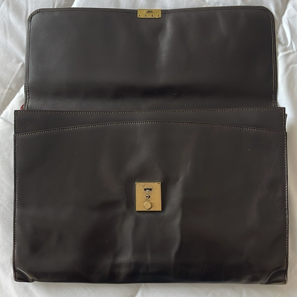 Loewe Vintage Auth Black Smooth Leather Unisex Briefcase/Documents Holder. MA75 - Picture 6 of 9